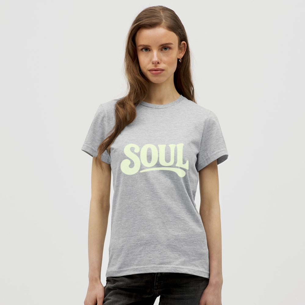 All About Soul, T-shirt dam - gråmelerad