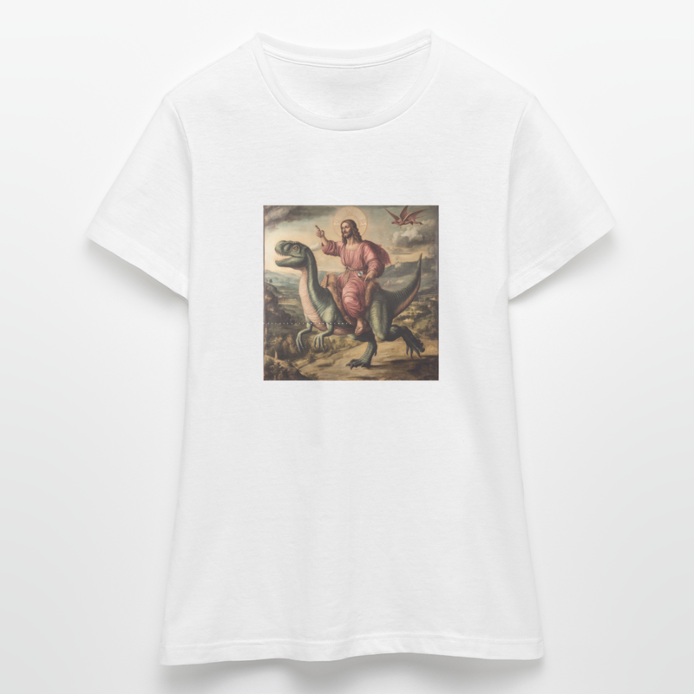 Ritten genom Tiden, T-shirt dam - vit