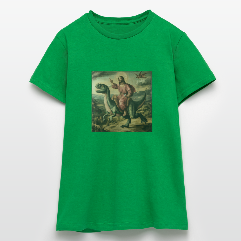 Ritten genom Tiden, T-shirt dam - kellygrön