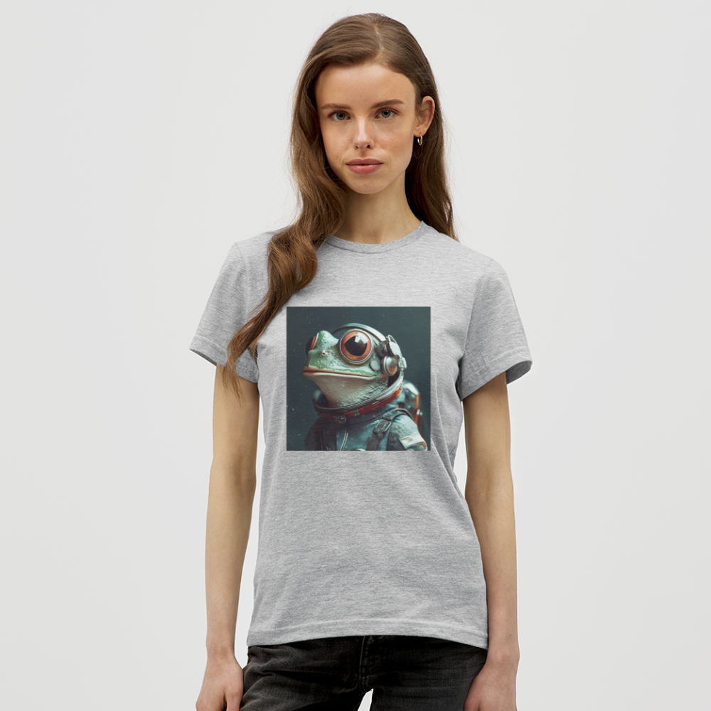 AstroFrog Amazonas, T-shirt dam - gråmelerad