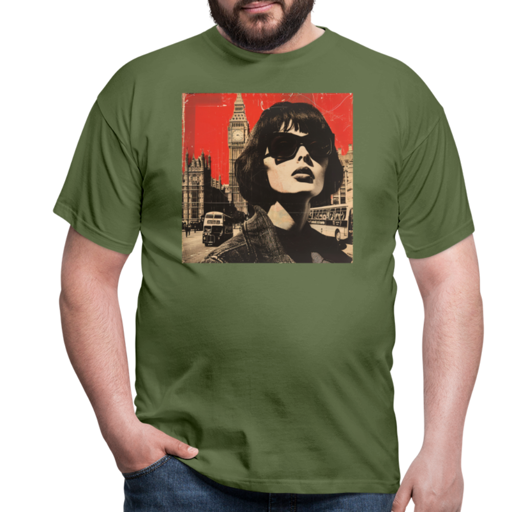 T-shirt herr - Militärgrön