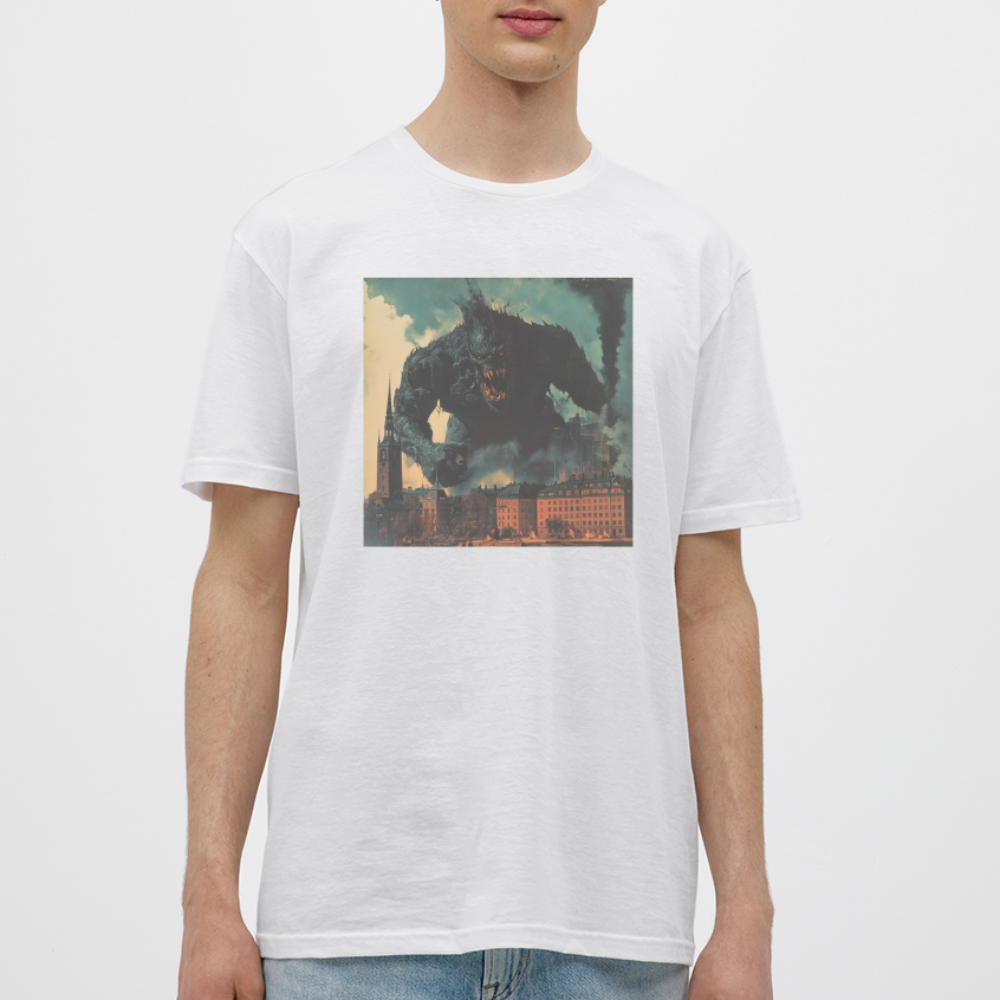 Helvetesstorm över Staden, T-shirt herr - vit