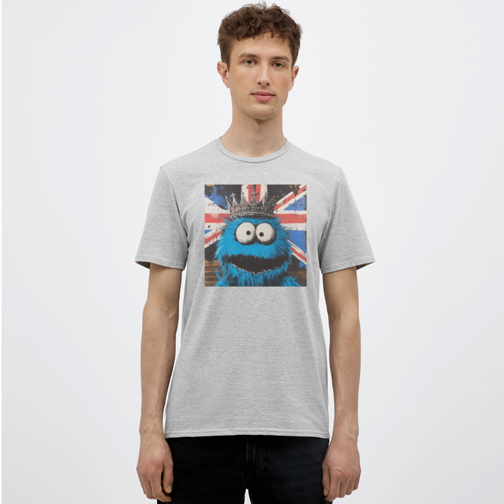 Monsters & Monarchs, T-shirt herr - gråmelerad