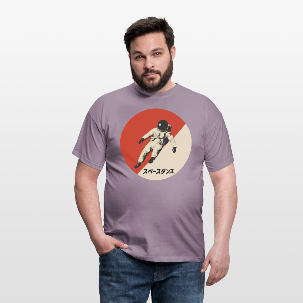 Space Dance, T-shirt unisex - lilagrå