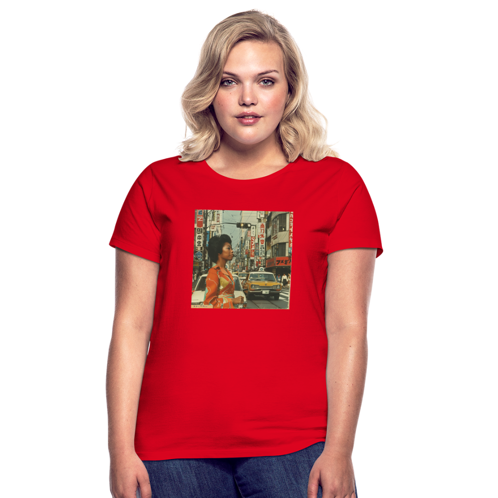 Yumi Sakamoto, T-shirt dam - röd