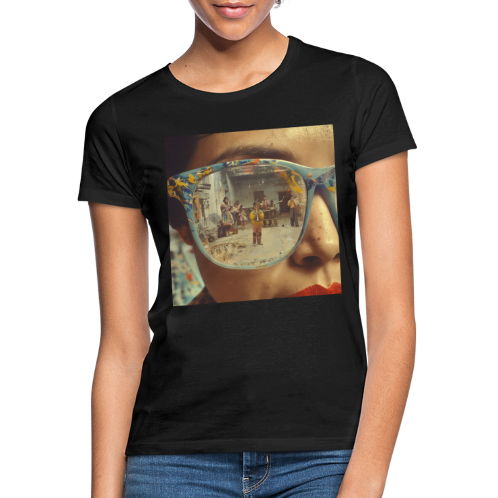 Reflektioner av Anderna, T-shirt dam - svart