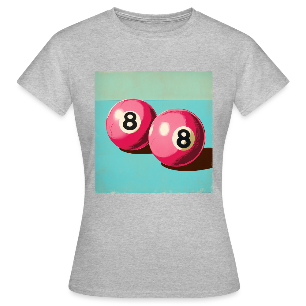 Rosa Rivaler, T-shirt dam - gråmelerad