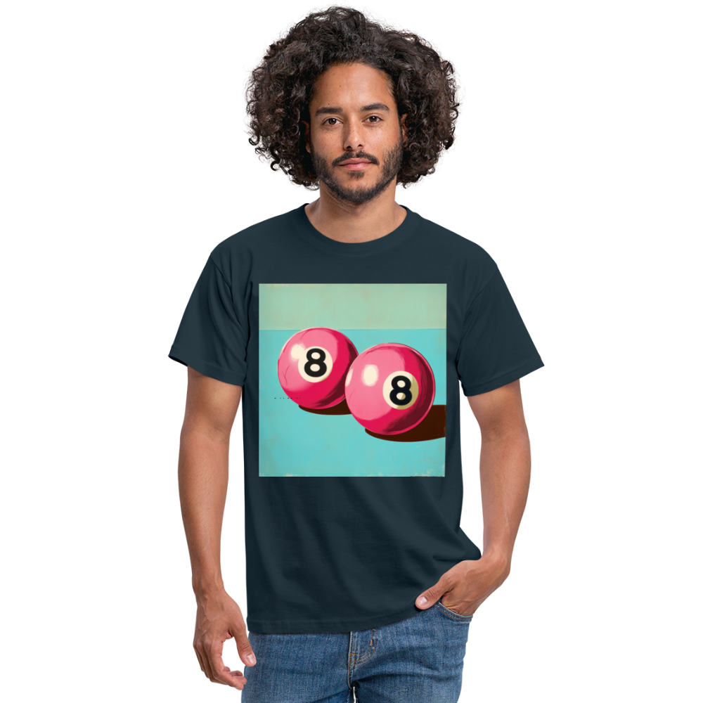 Rosa Rivaler, T-shirt herr - marinblå