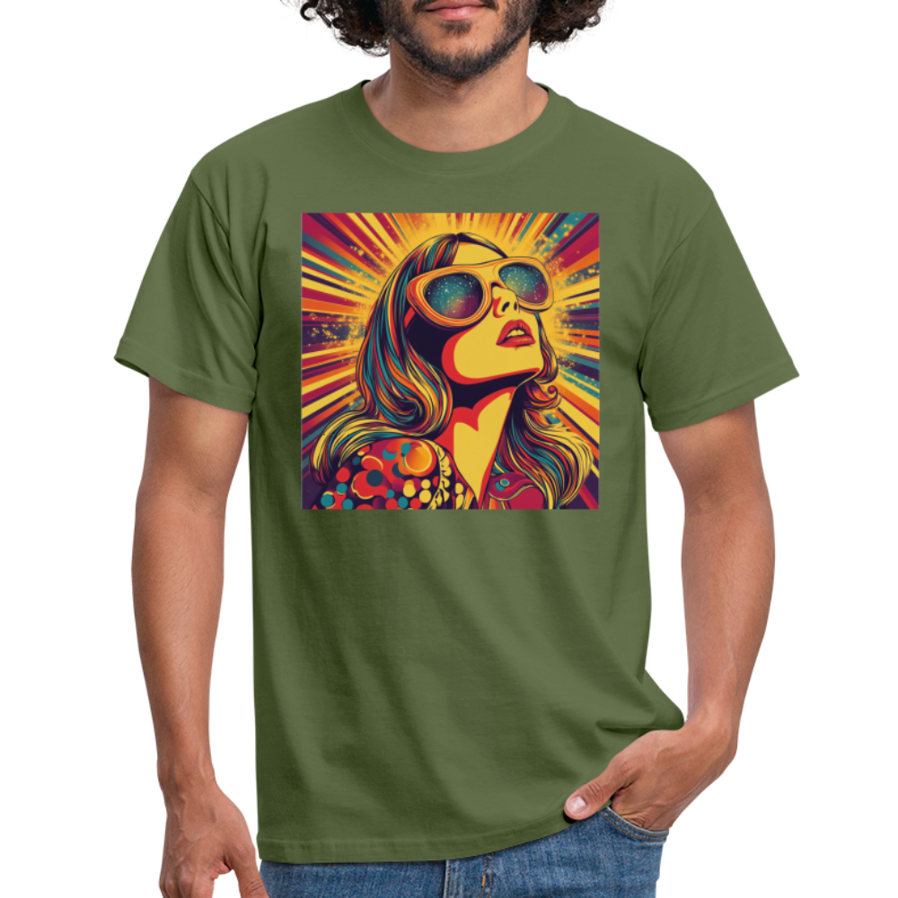 Disco Fever, T-shirt herr - Militärgrön