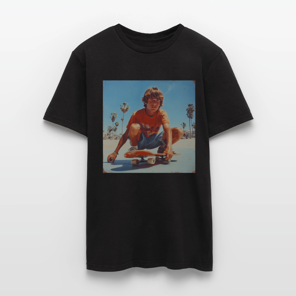 Sunset Vibes, 70s Style, T-shirt herr - svart
