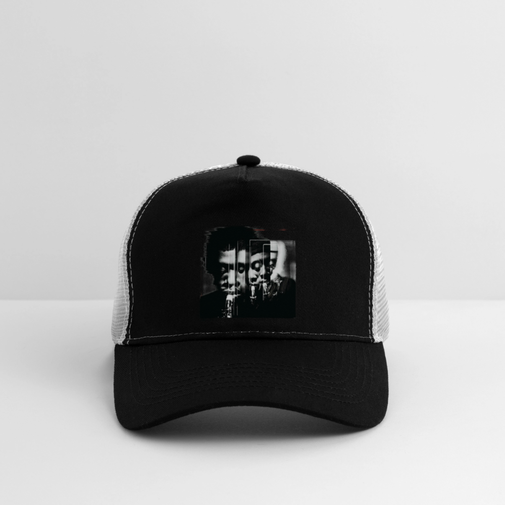 Between Breaths, Trucker Cap - svart/stengrå