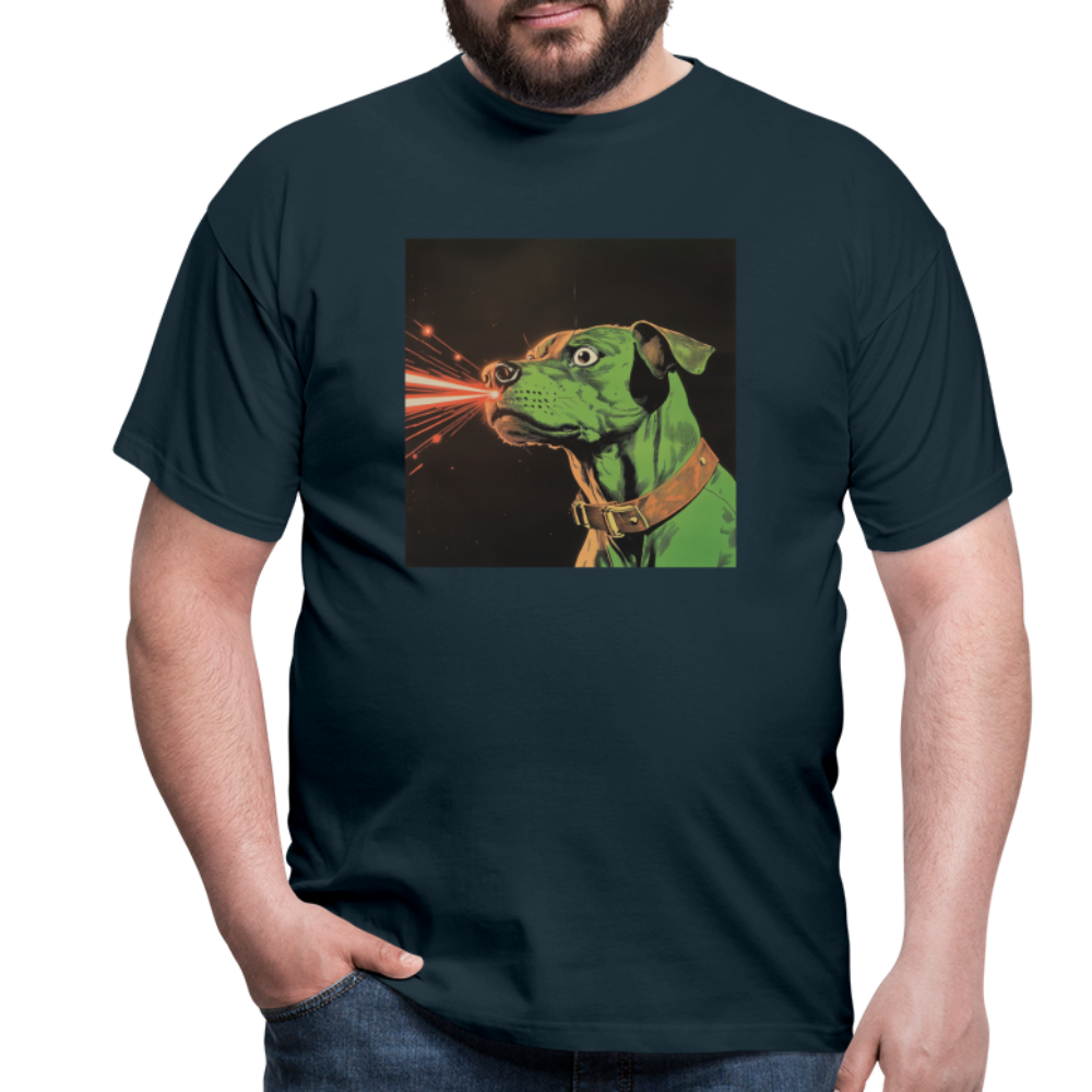 Strålhunden, T-shirt herr - marinblå