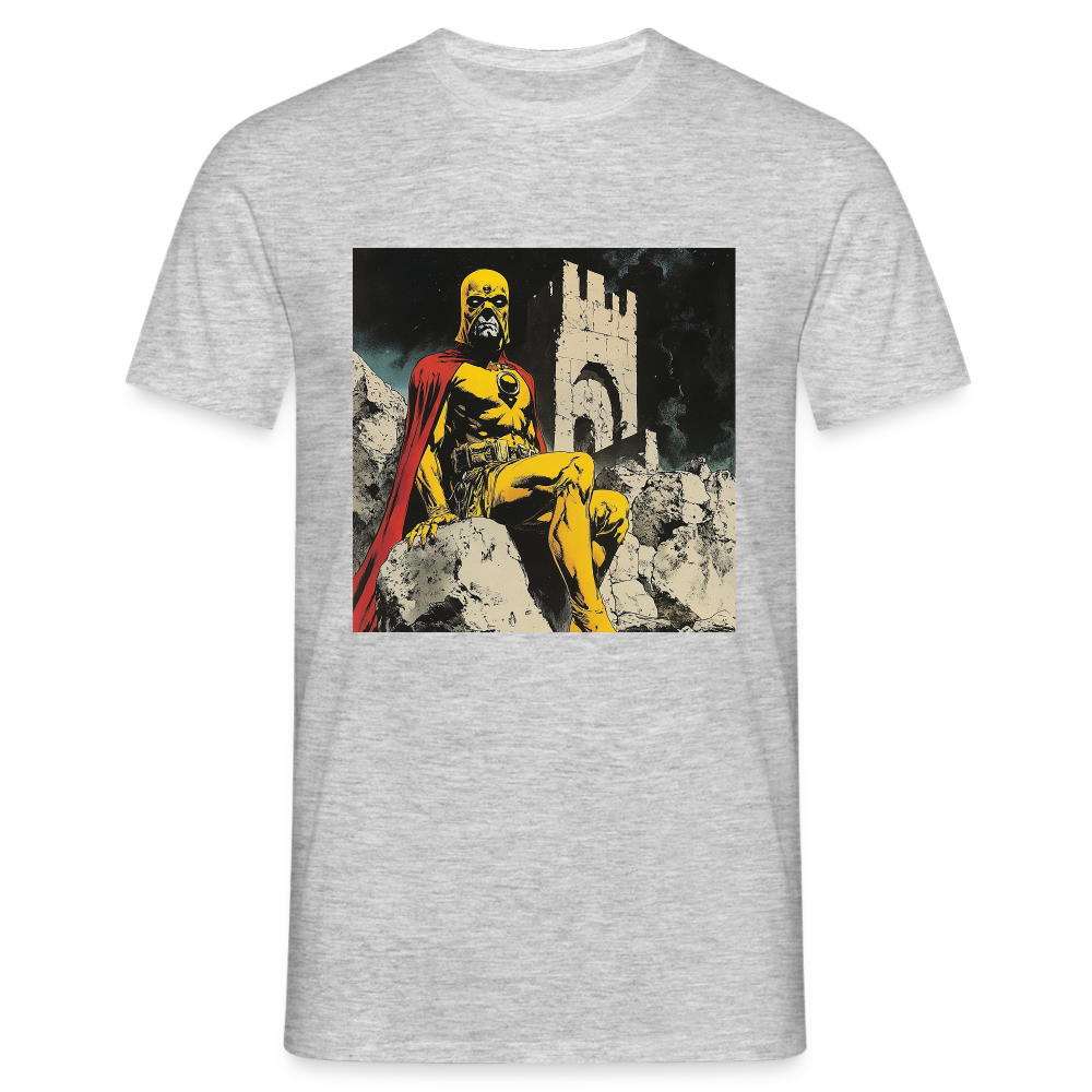 Orkalon, T-shirt herr - gråmelerad