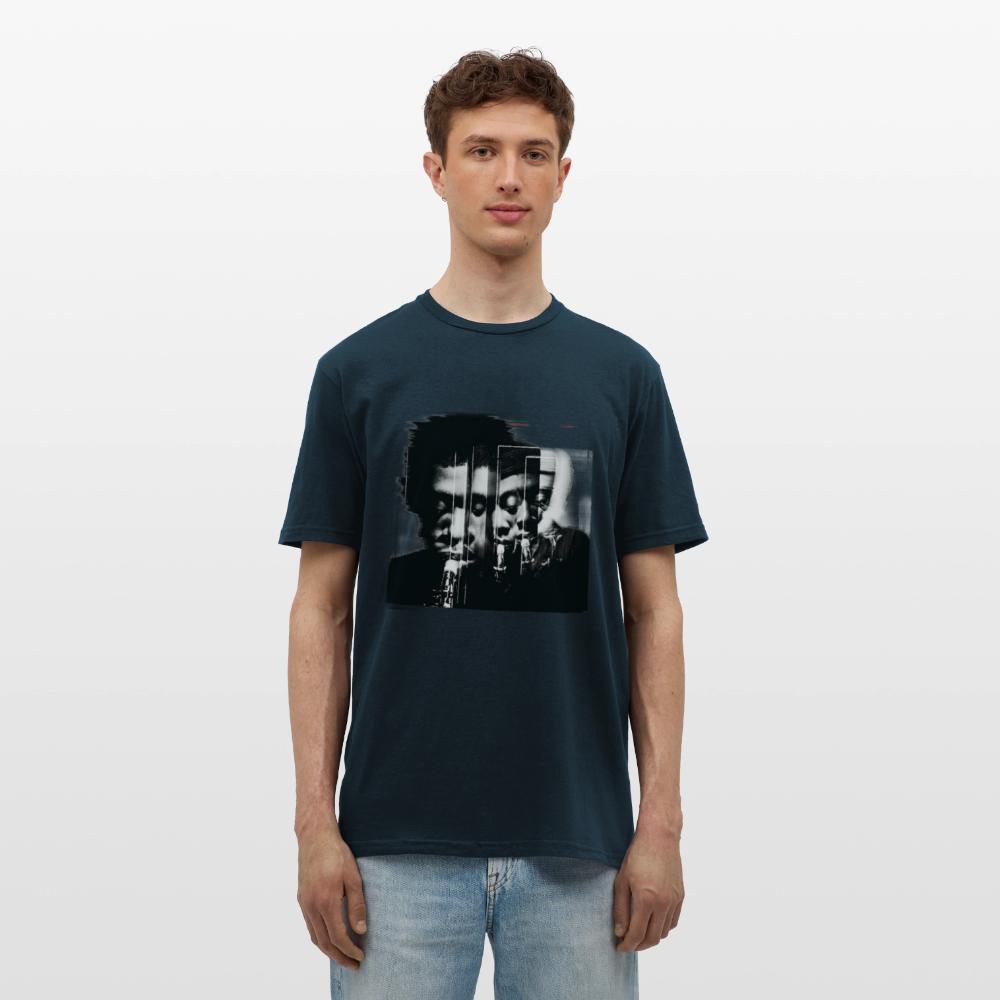Between Breaths, T-shirt herr - marinblå