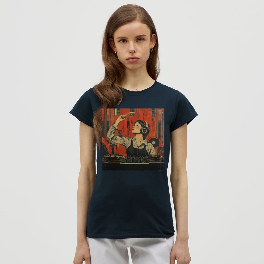 Revolutionens Rytm, T-shirt dam - marinblå