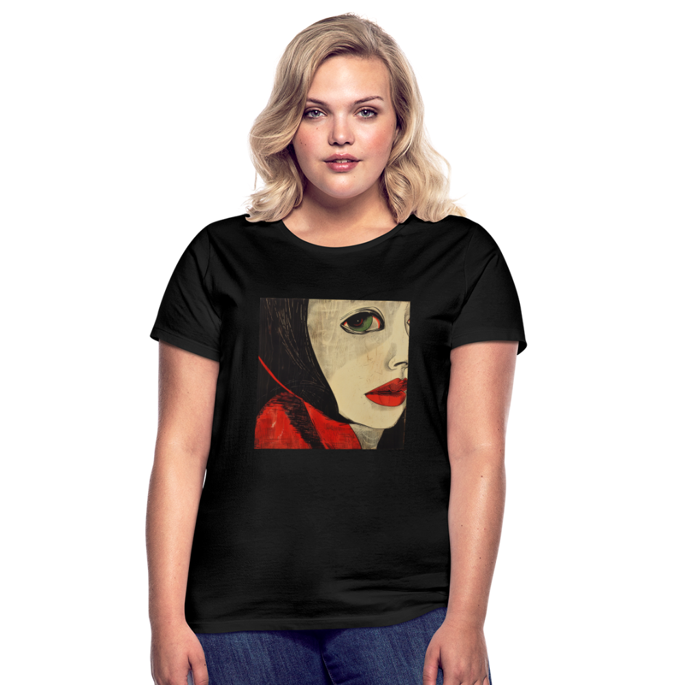 Fiskarfruns öga, T-shirt dam - svart