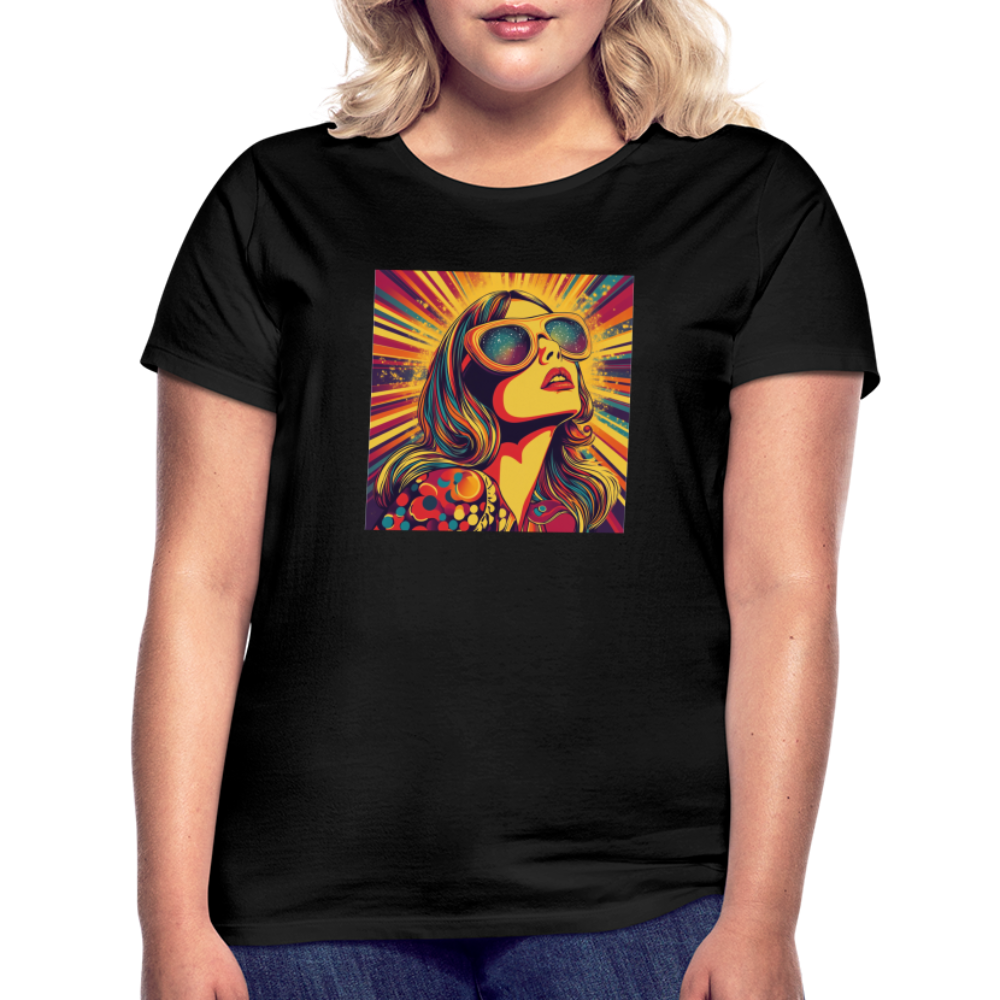 Disco Fever, T-shirt dam - svart