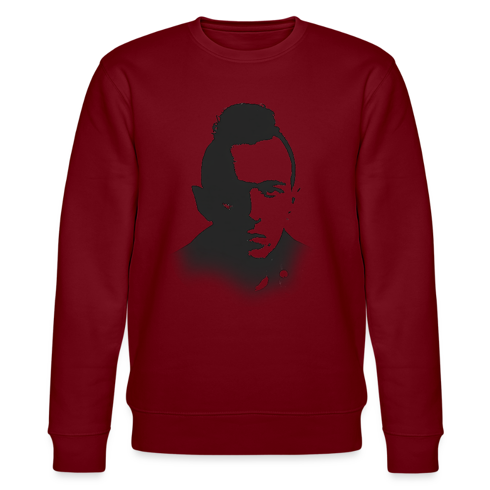 Stencil of Rebellion, Ekologisk sweatshirt CHANGER unisex från Stanley/Stella - vinröd