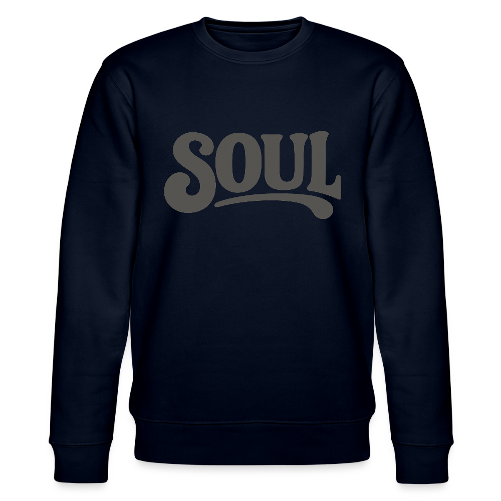 All About Soul, Ekologisk sweatshirt CHANGER unisex från Stanley/Stella - marinblått