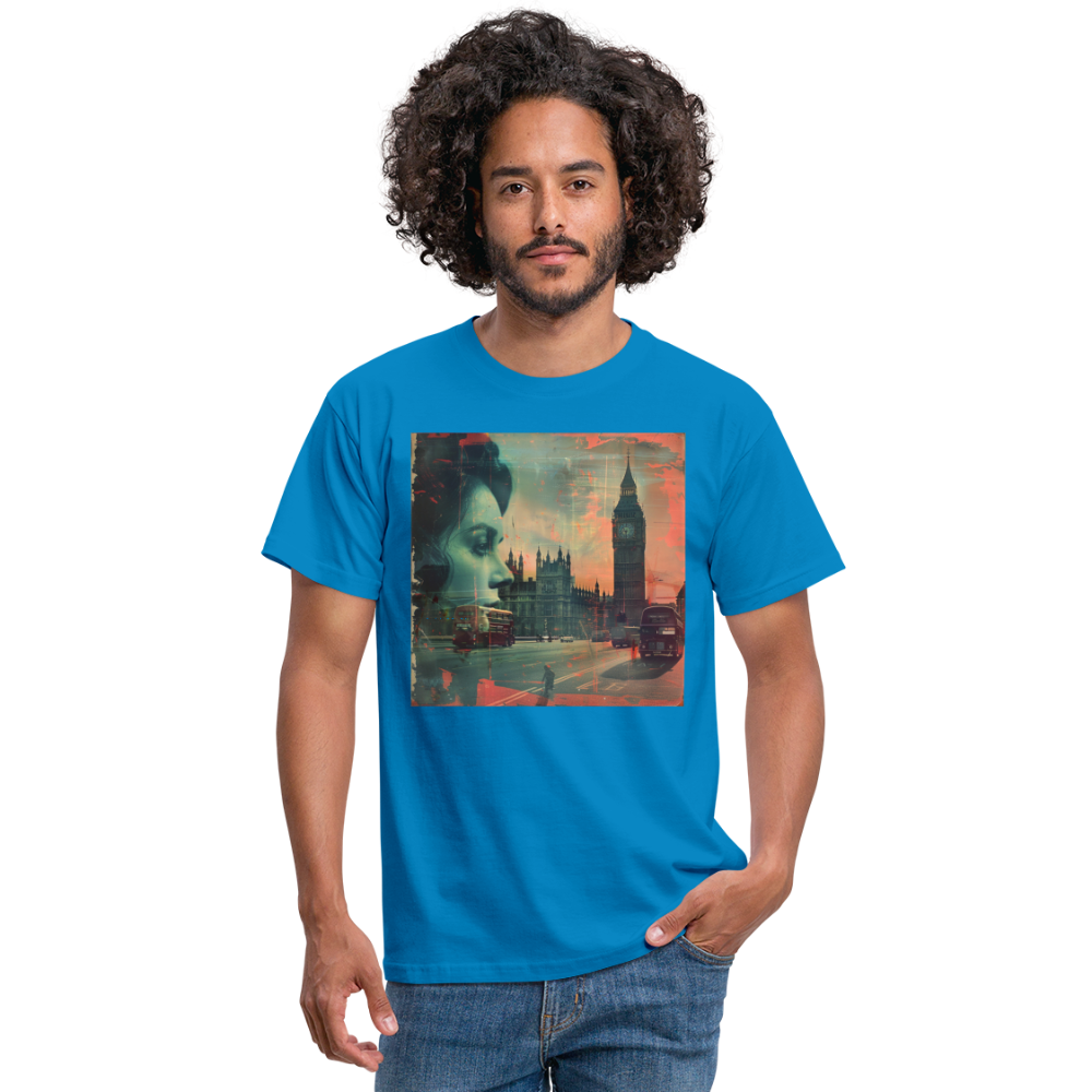 The Beat of London, T-shirt herr - kungsblå