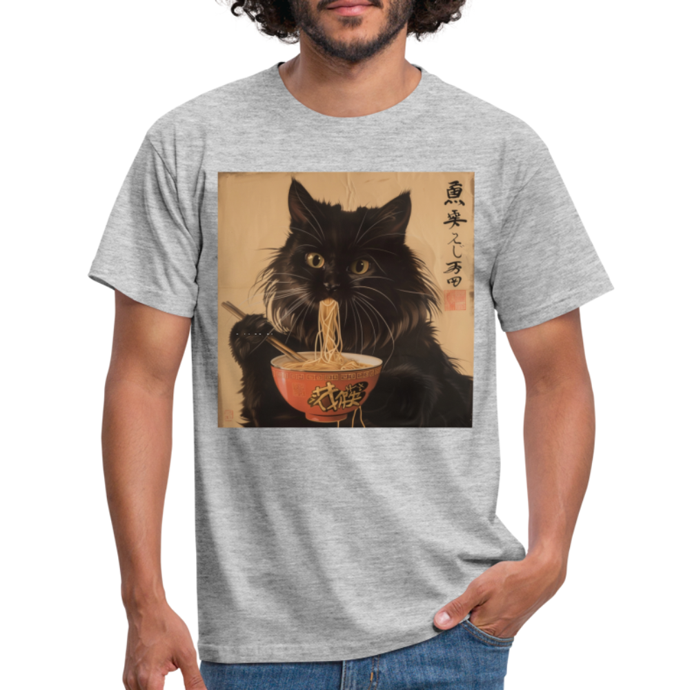 Kejsarens Katt och Ramens Hemlighet, T-shirt herr - gråmelerad
