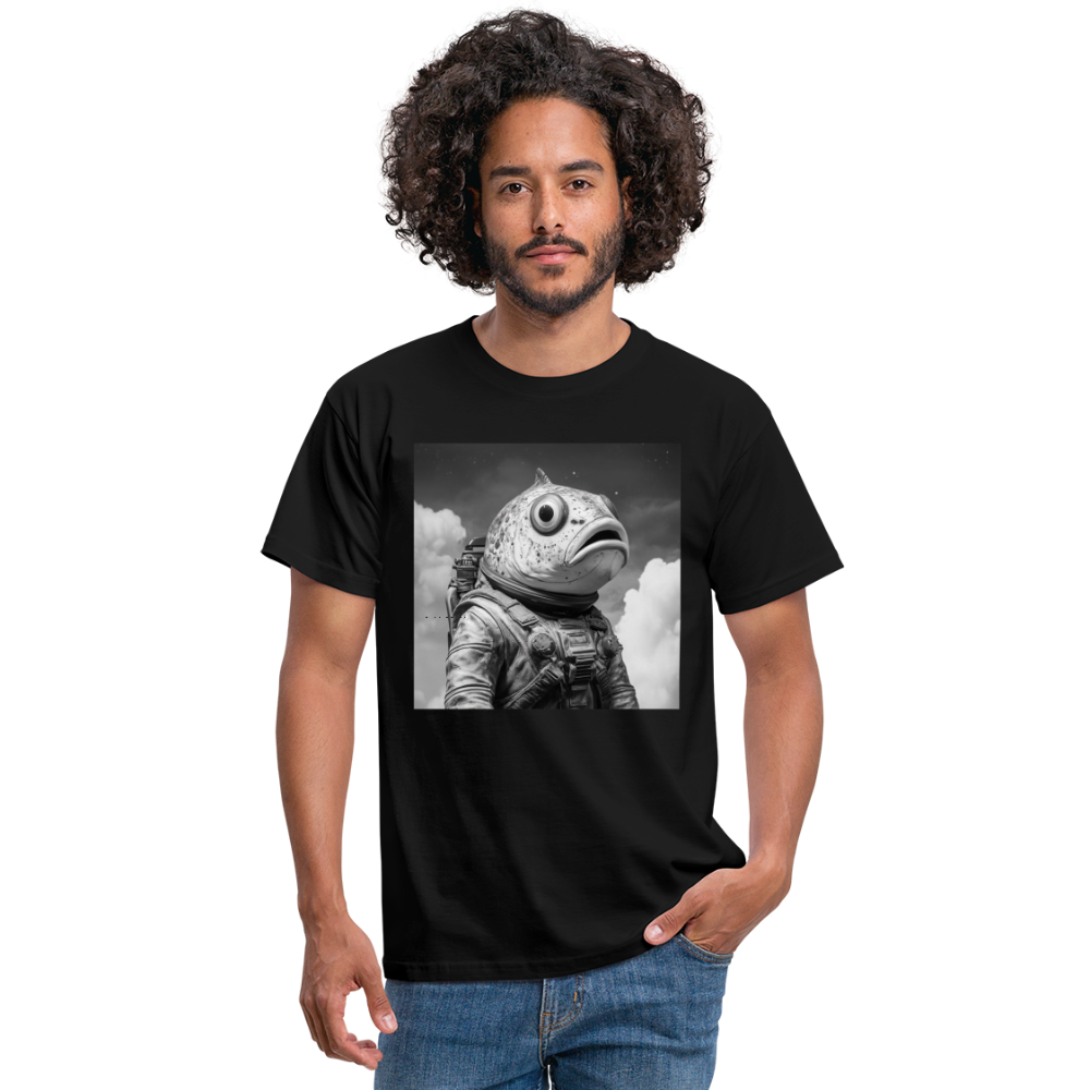 En ensam simtur i universum, T-shirt herr - svart