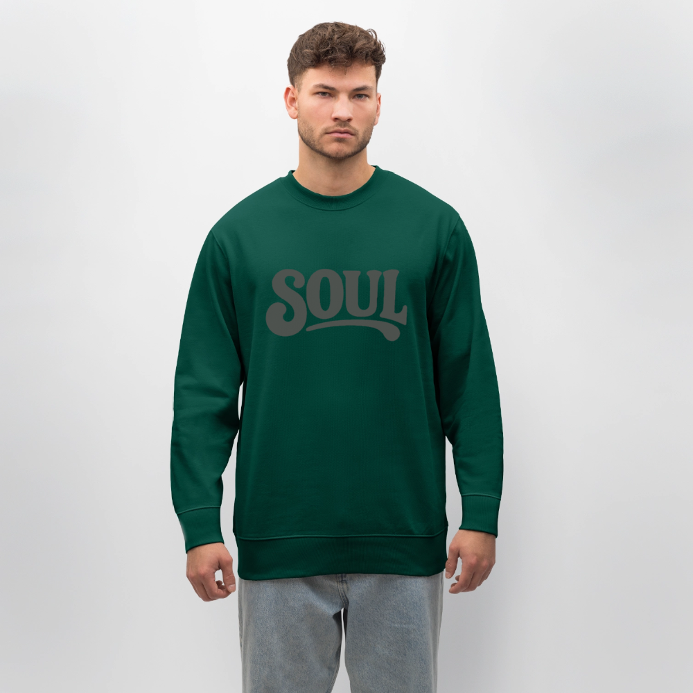 All About Soul, Ekologisk sweatshirt CHANGER unisex från Stanley/Stella - skogsgrön