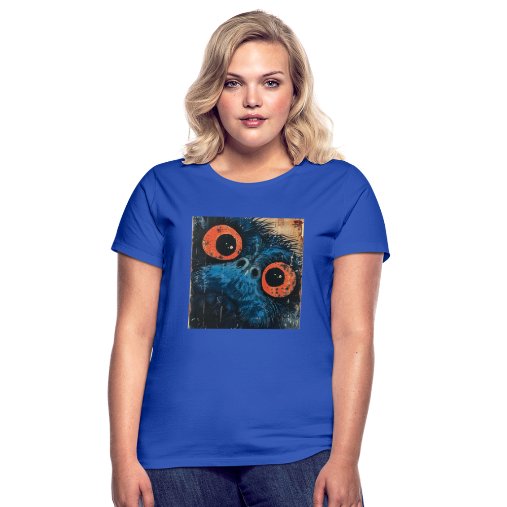 Den blå vännen, T-shirt dam - royalblå