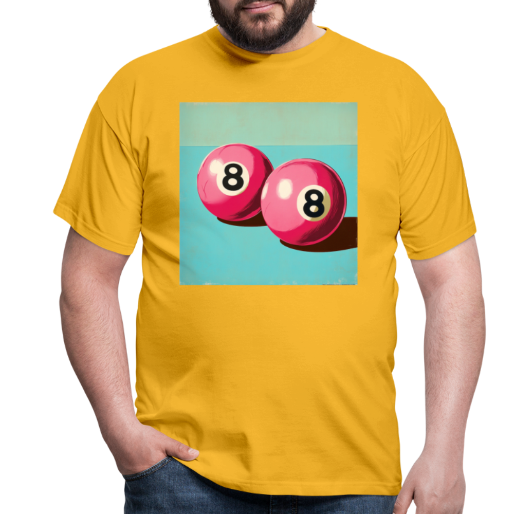 Rosa Rivaler, T-shirt herr - gul