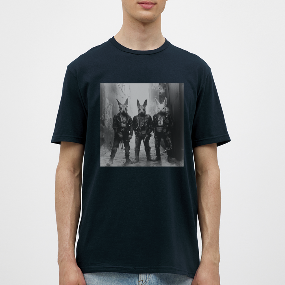 The Hare Raisers, T-shirt herr - marinblå