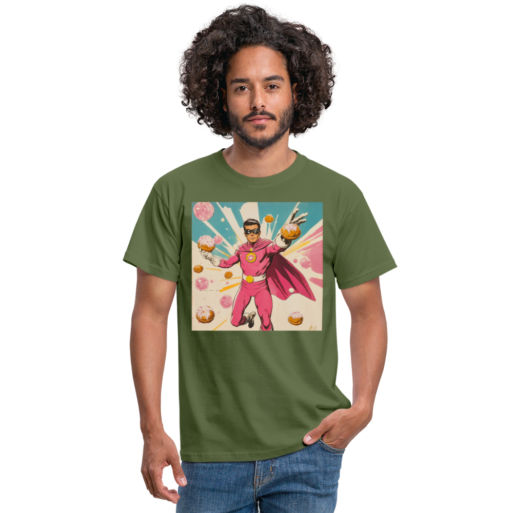 Frosting-Fury, T-shirt herr - Militärgrön
