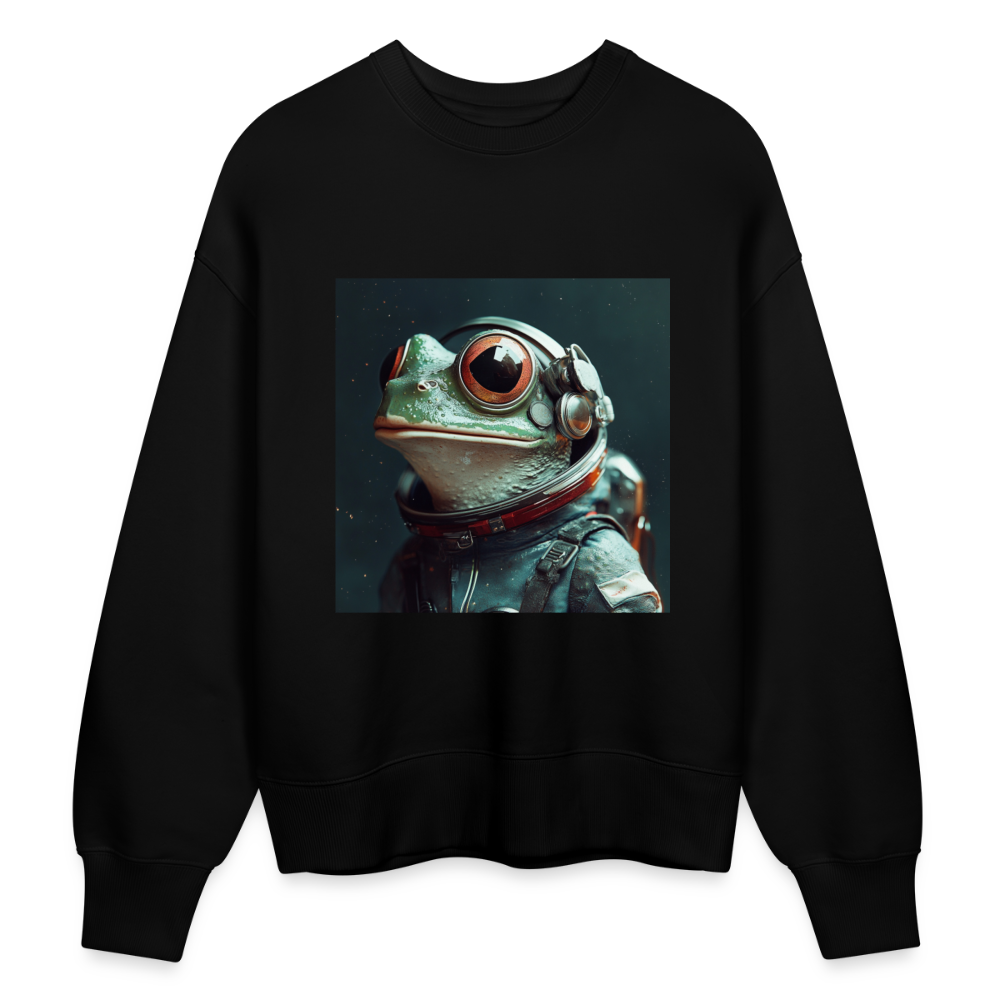 AstroFrog Amazonas, Ekologisk oversizetröja RADDER unisex från Stanley/Stella - svart