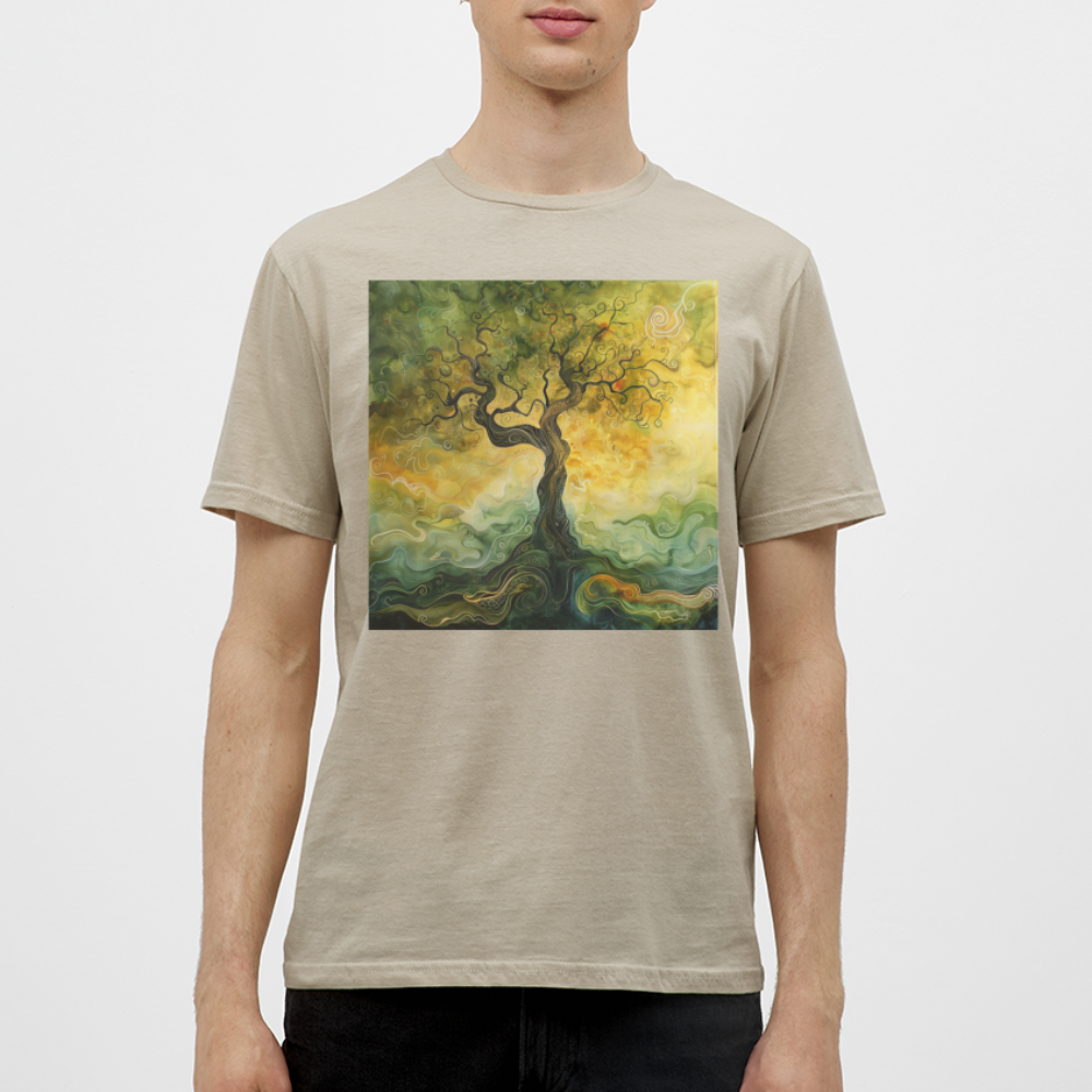 Trädets visdom, T-shirt herr - sandbeige