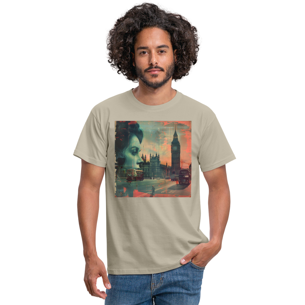 The Beat of London, T-shirt herr - sandbeige
