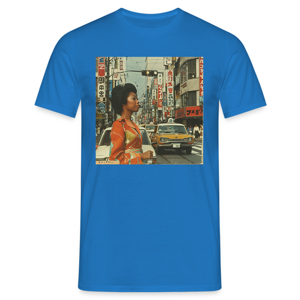 Yumi Sakamoto, T-shirt herr - kungsblå