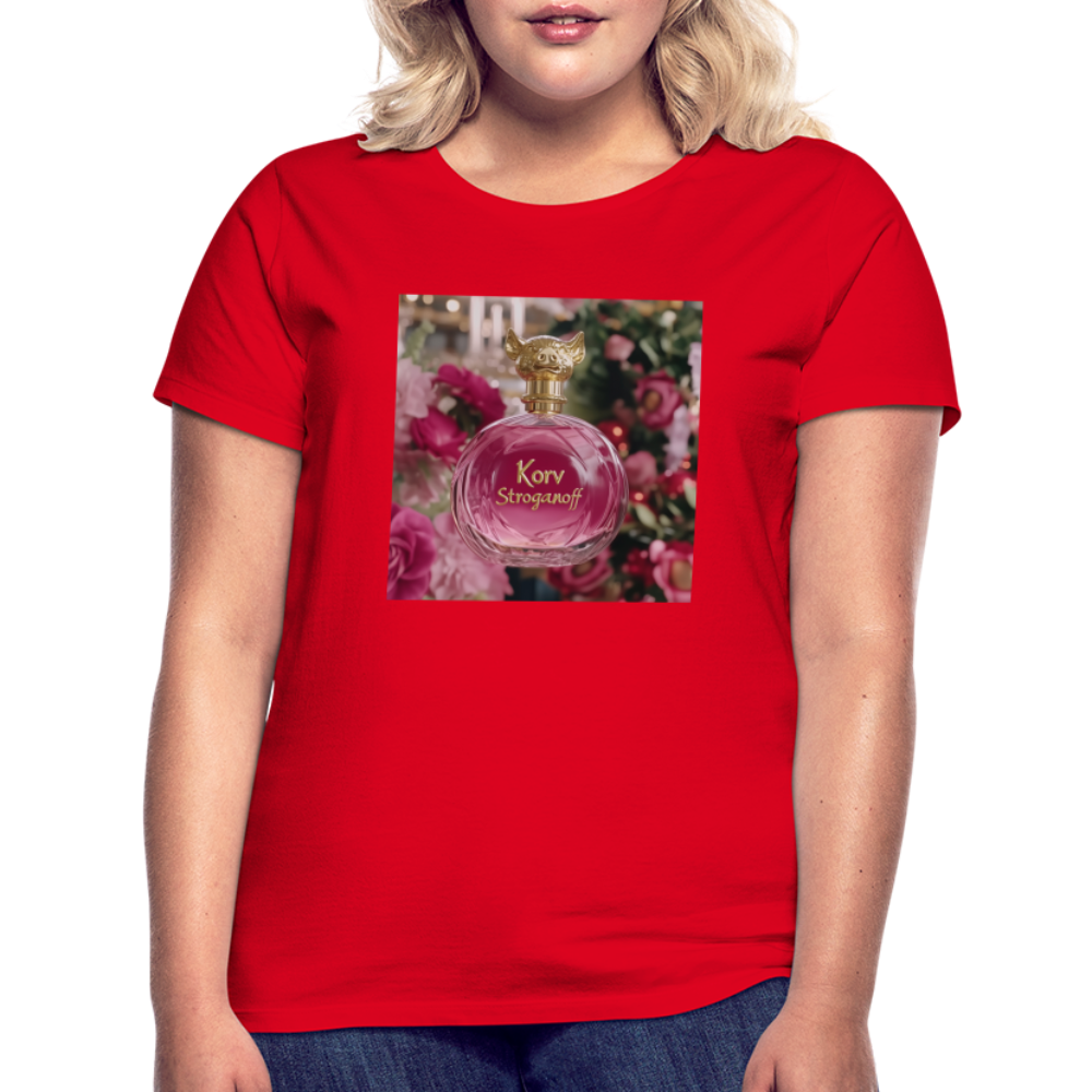 Eau de Toilette, T-shirt dam - röd
