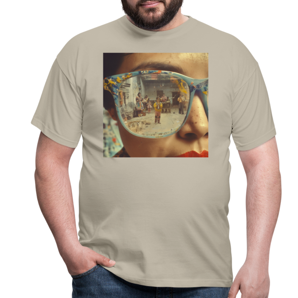 Reflektioner av Anderna, T-shirt herr - sandbeige