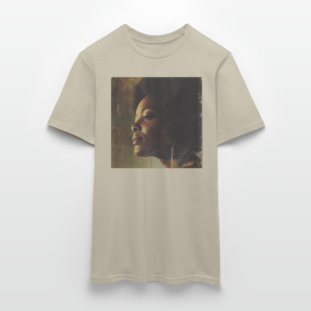 Echoes of Blue, T-shirt herr - sandbeige