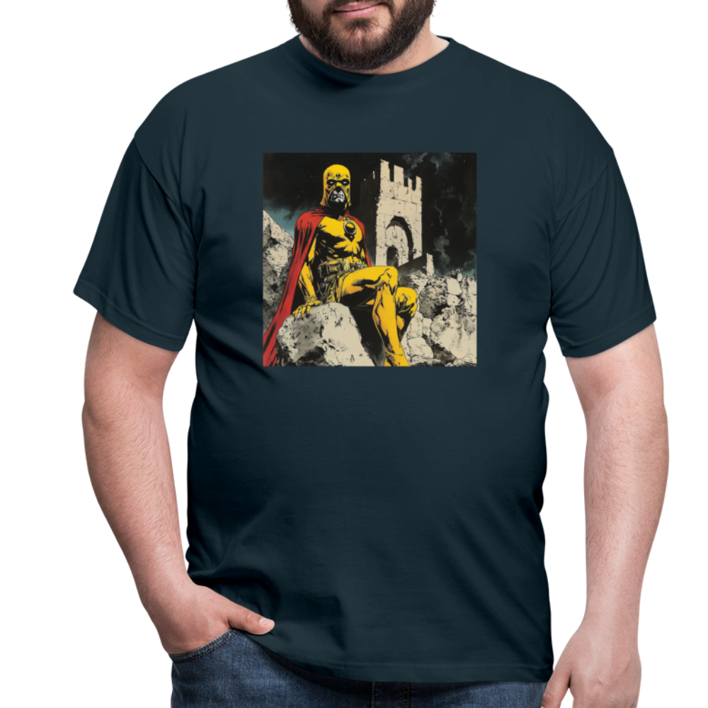 Orkalon, T-shirt herr - marinblå