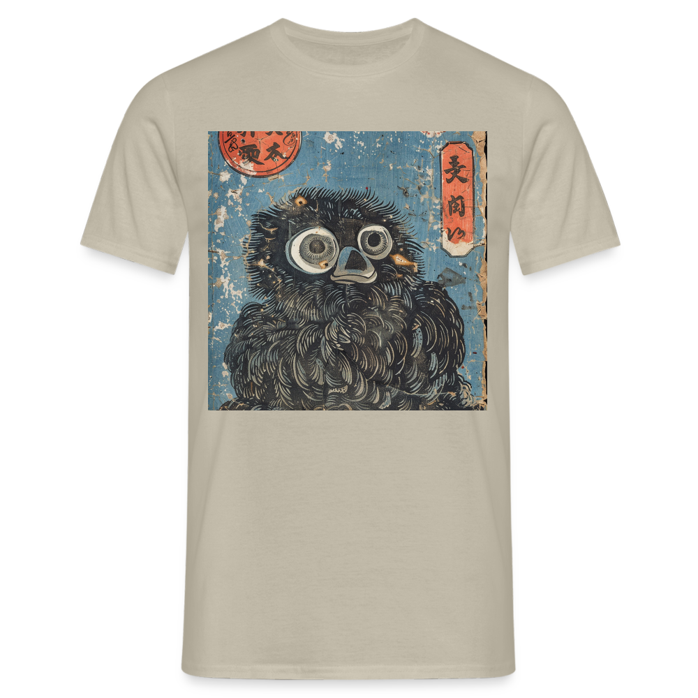 Denimiko, T-shirt herr - sandbeige