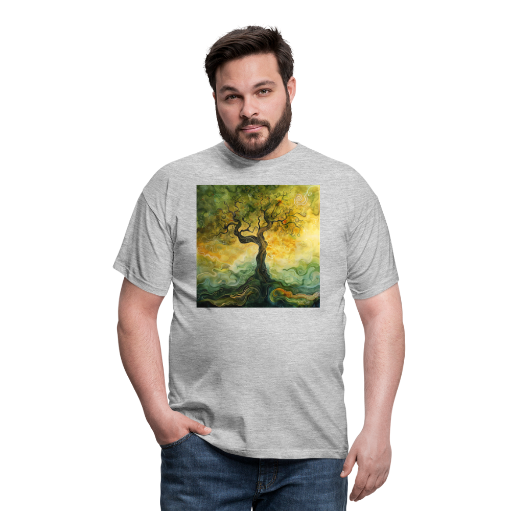 Trädets visdom, T-shirt herr - gråmelerad