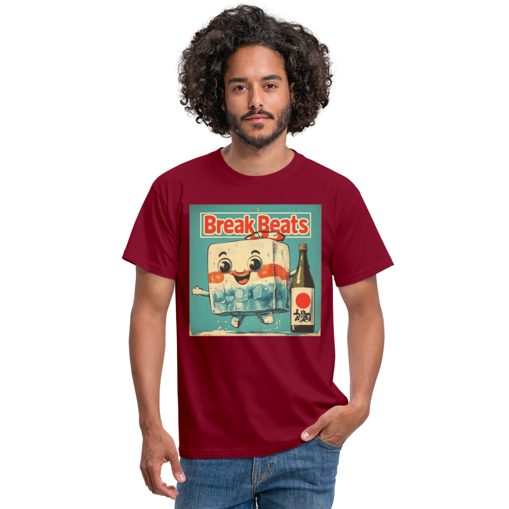 Nippon Break Beats, T-shirt herr - tegelröd