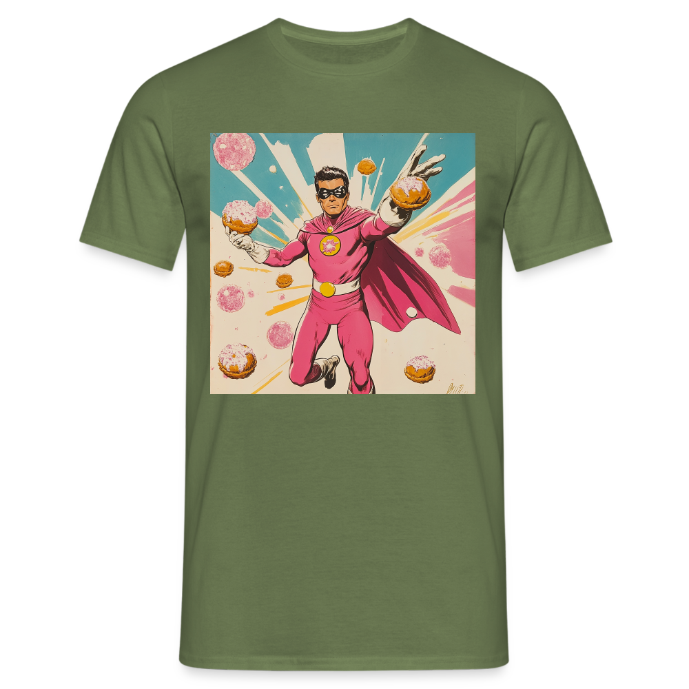 Frosting-Fury, T-shirt herr - Militärgrön