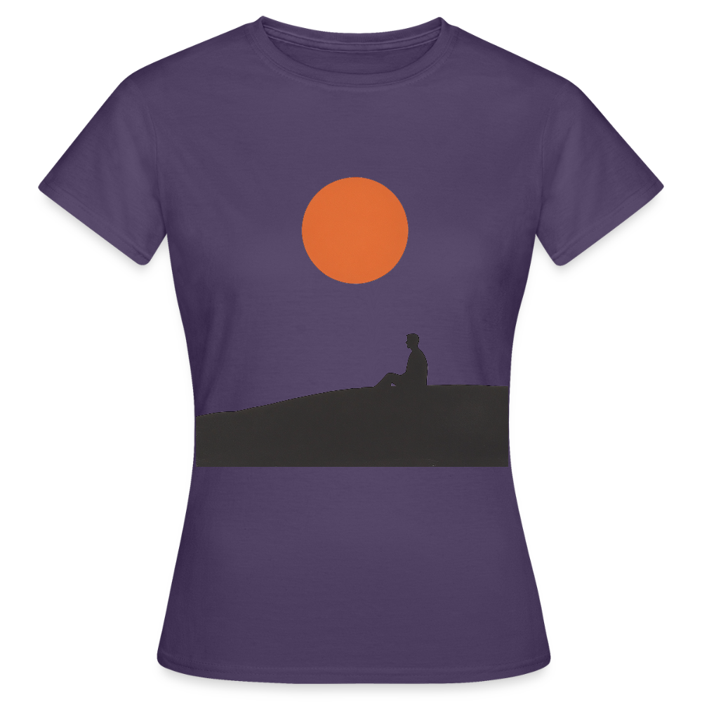 Under the sun, T-shirt dam - mörklila