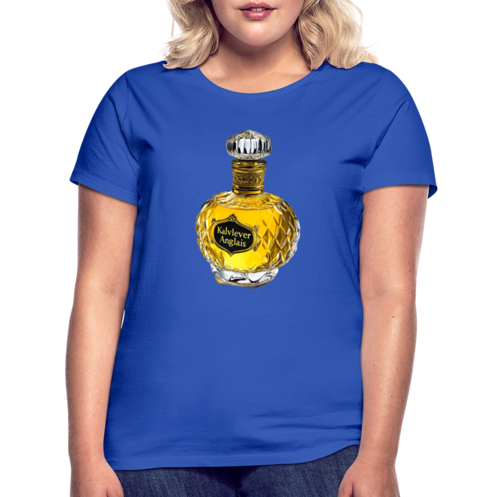 Eau de Perfume, T-shirt dam - royalblå