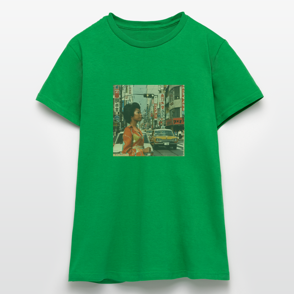 Yumi Sakamoto, T-shirt dam - kellygrön