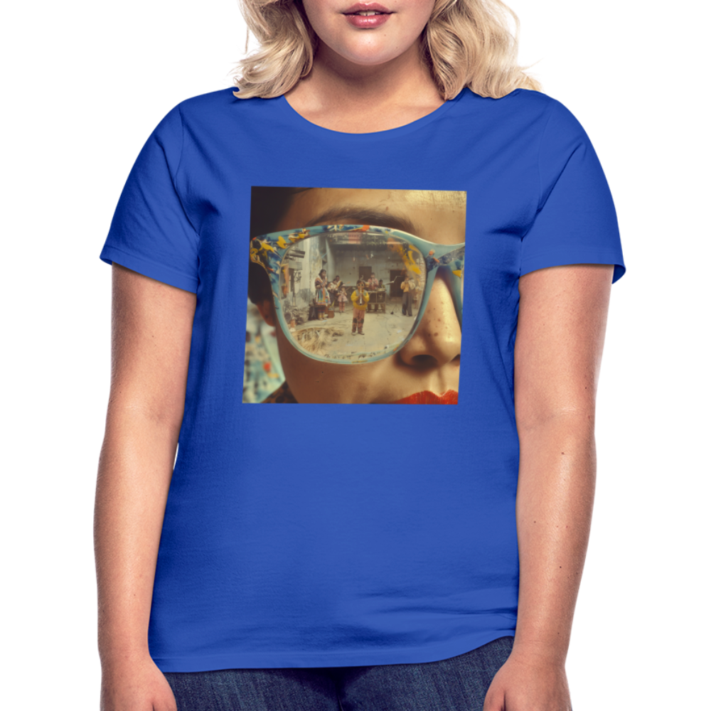 Reflektioner av Anderna, T-shirt dam - royalblå