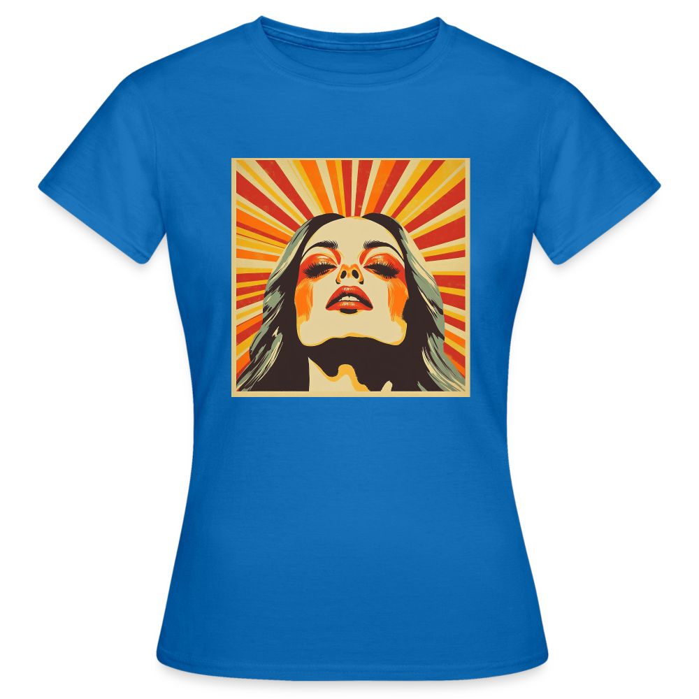 Sun Girl, T-shirt dam - royalblå