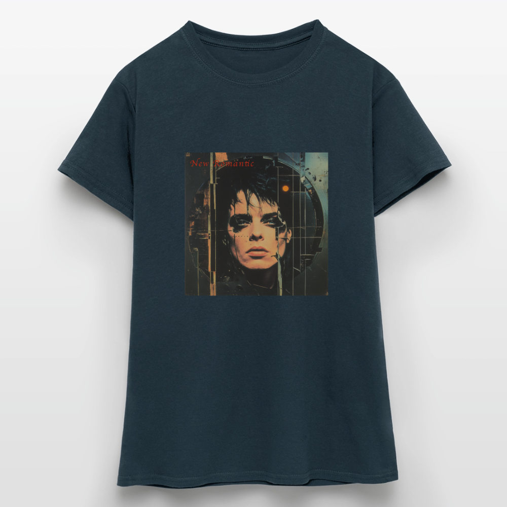 New Romance, T-shirt dam - marinblå