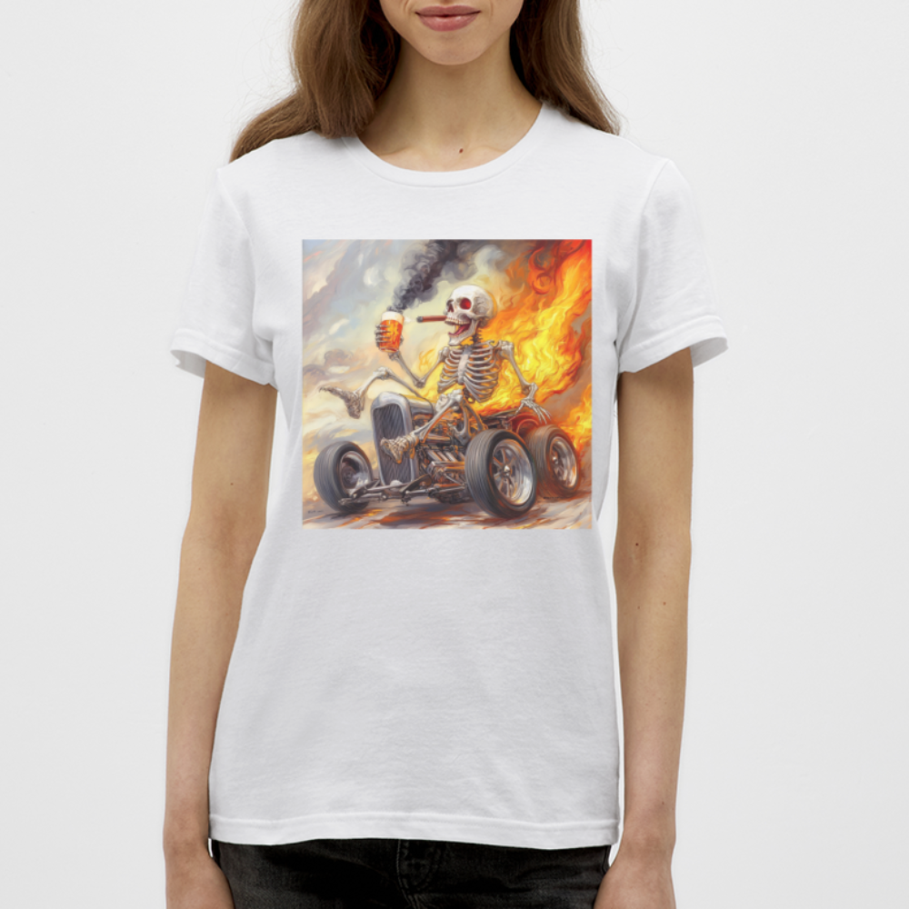 Knekta Krash, T-shirt dam - vit